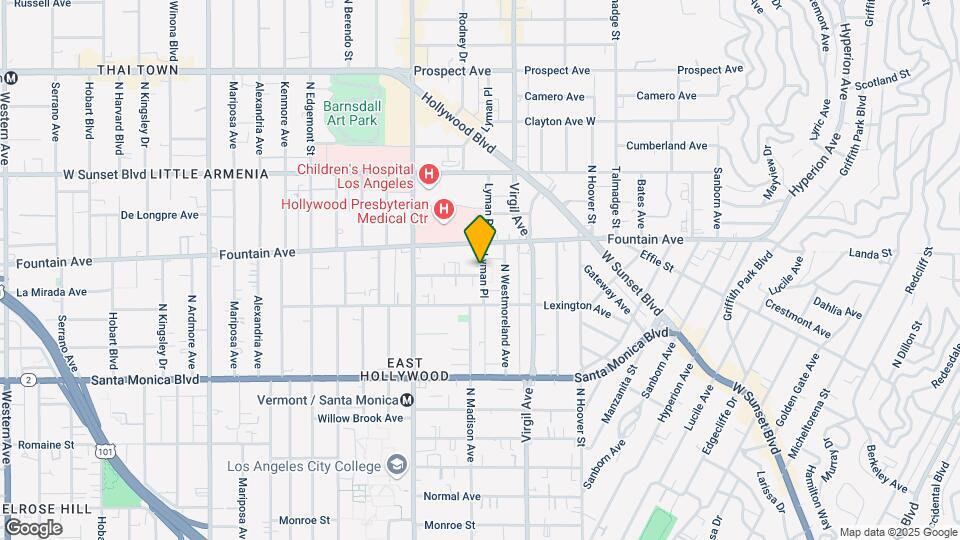 4603 La Mirada Ave Mapa y Detalles de la Ubicación