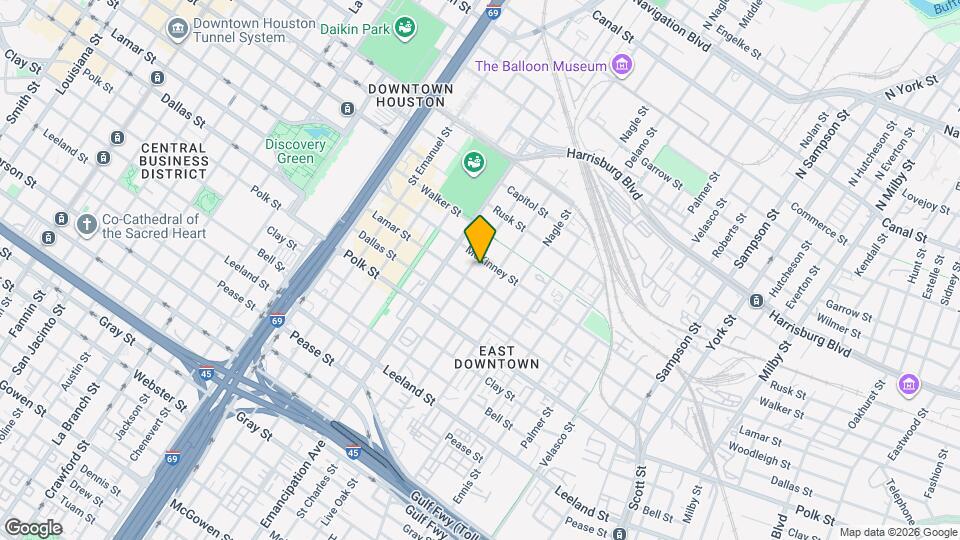 2506 McKinney St Map and Location Details