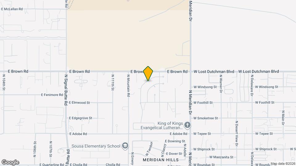 11331 E Fairbrook St Map and Location Details