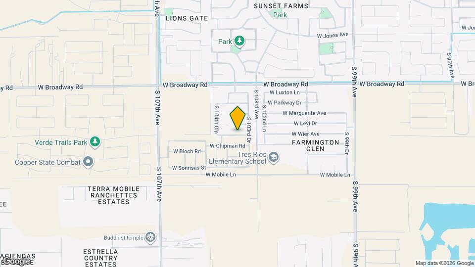 10338 W Wier Ave Map and Location Details