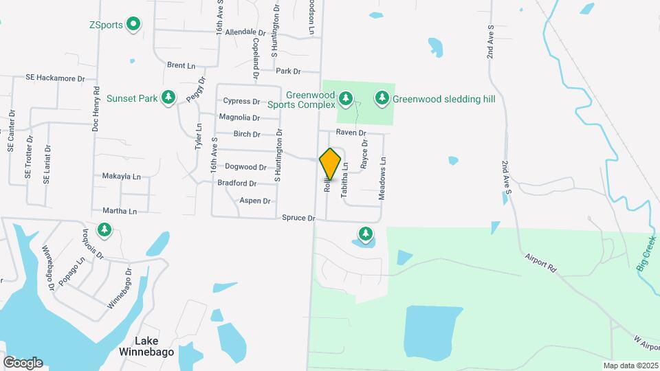 1403 Rolling Dr Map and Location Details