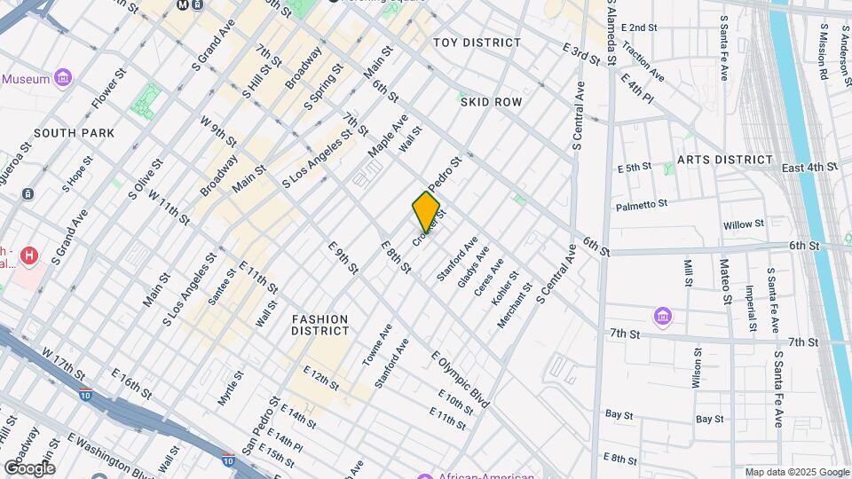 750 Crocker St Mapa y Detalles de la Ubicación