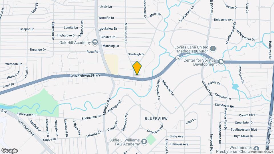 9006 Rockbrook Dr Map and Location Details