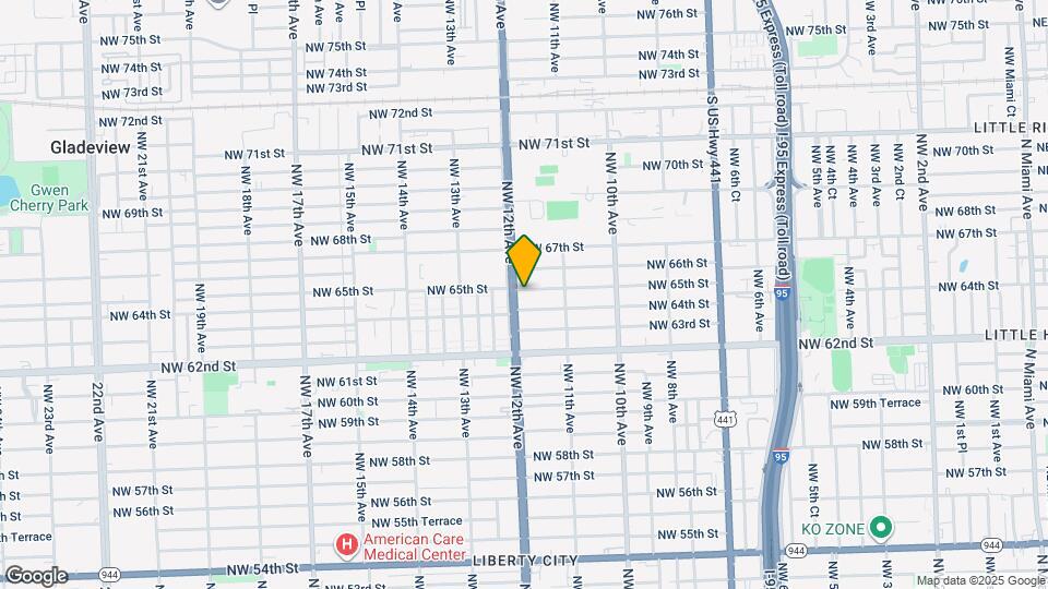 1182 NW 65th St Map and Location Details