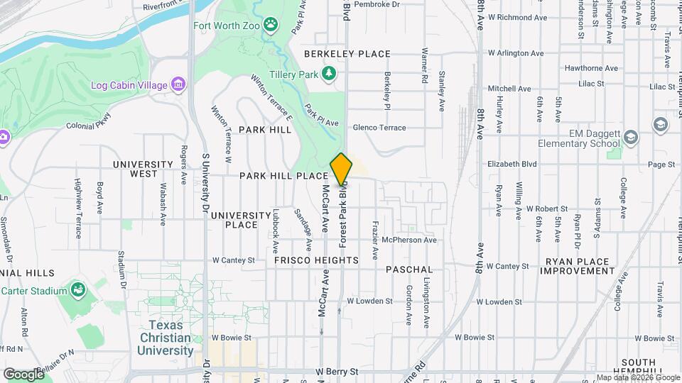 2514 Forest Park Blvd Map and Location Details