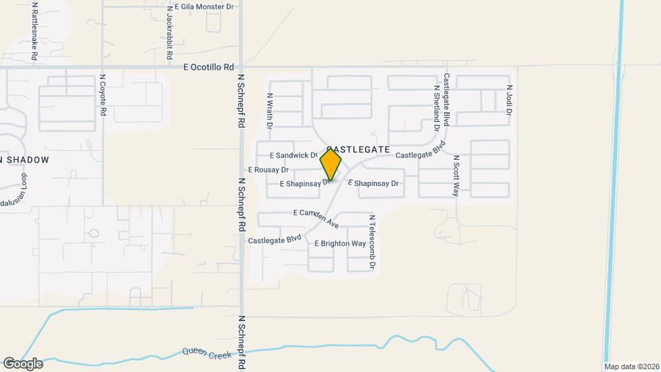 3897 E Shapinsay Dr Map and Location Details