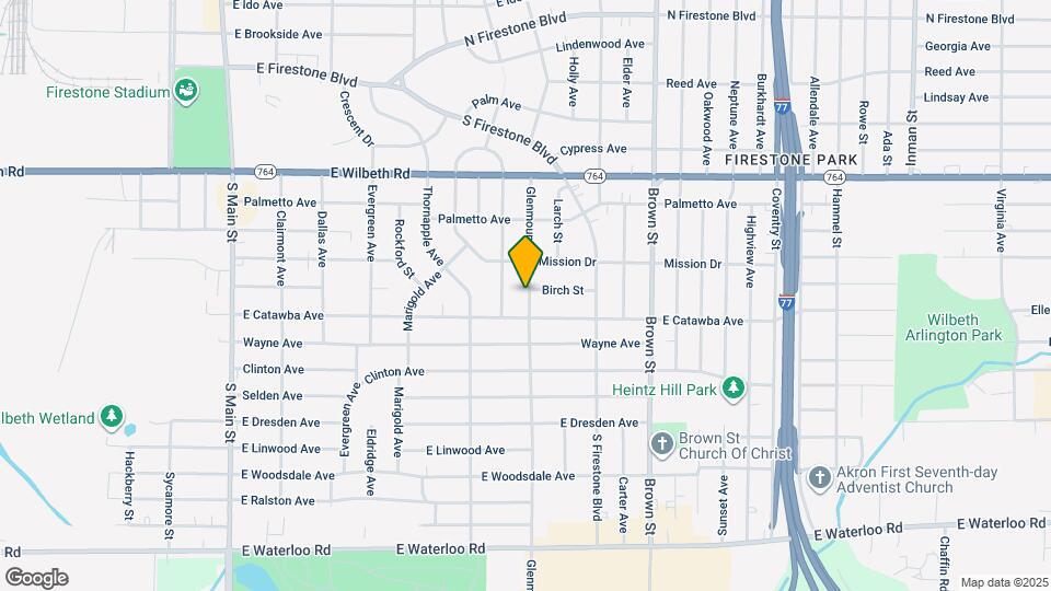 1660 Glenmount Ave Map and Location Details