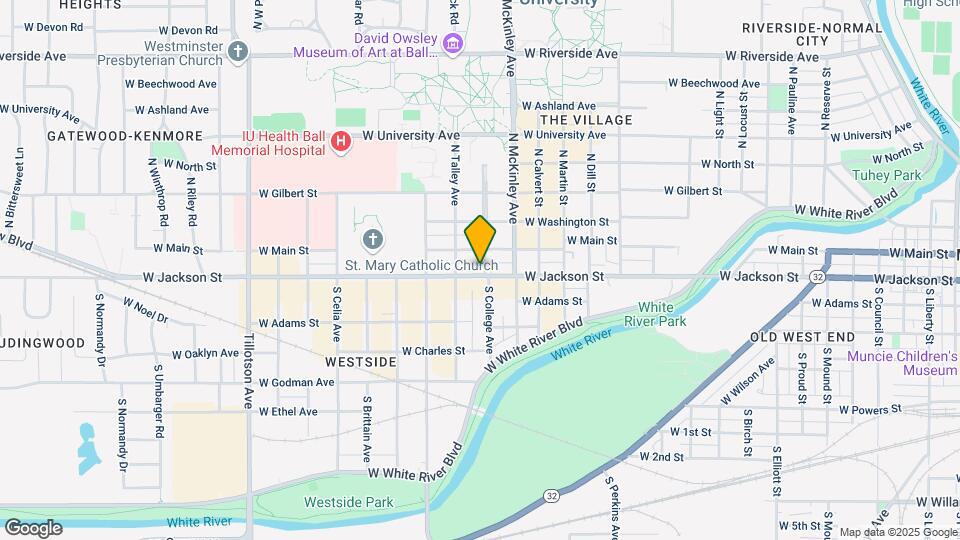 1507 W Jackson St Map and Location Details