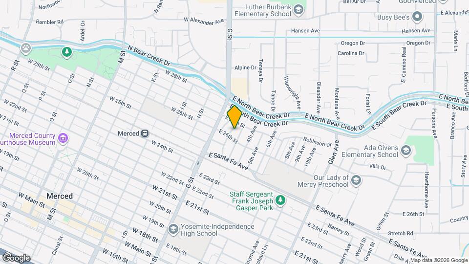 2640 2nd Ave Map and Location Details