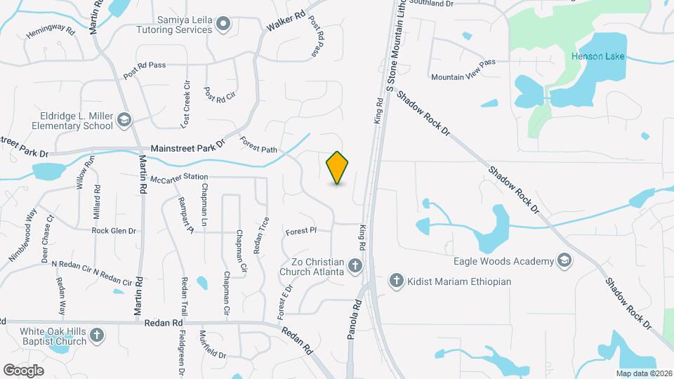 728 Fox Valley Dr Map and Location Details