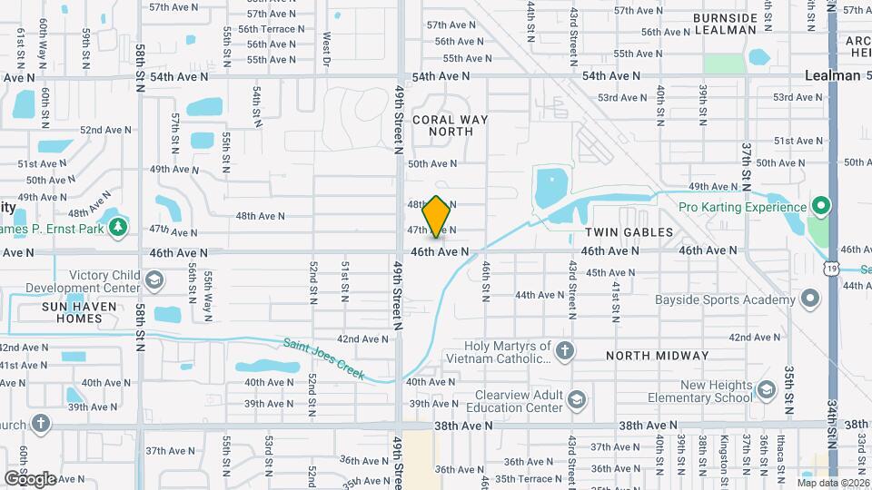 4809 46th Ave N, Unit 3 Map and Location Details