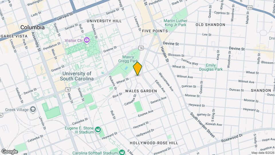 1804 Wheat St Map and Location Details