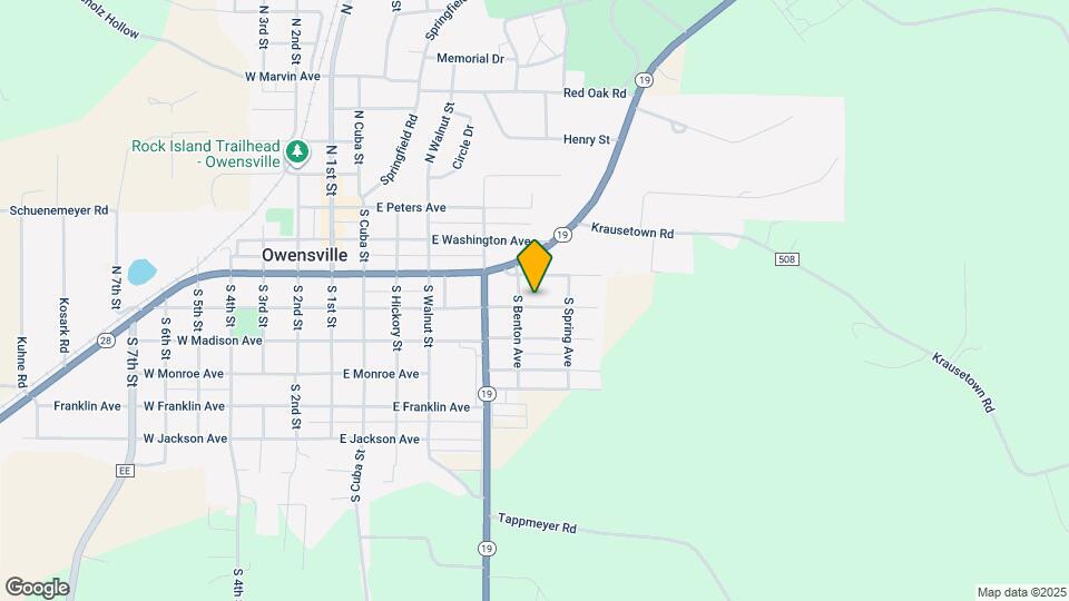 607 E Jefferson Ave Map and Location Details