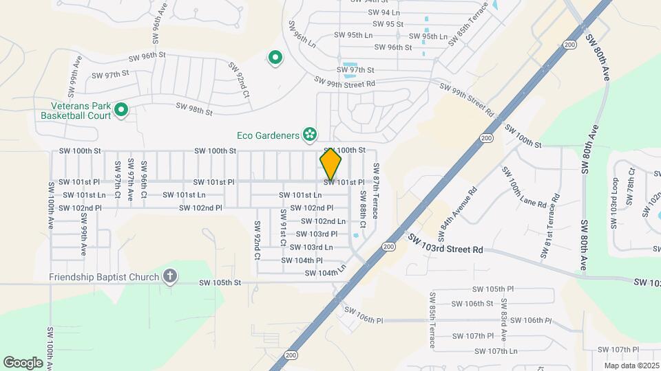 8954 SW 101st Pl Map and Location Details