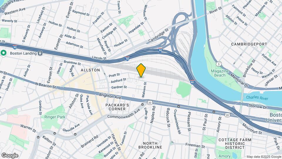 60 Ashford St, Unit 3 Map and Location Details