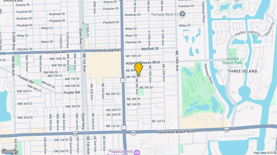 808 NE 7th St Map and Location Details