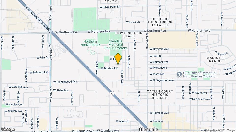 7604 North 61st Avenue Apartments Mapa y Detalles de la Ubicación