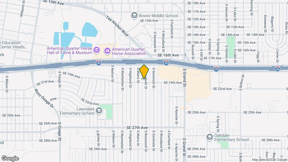 1726 S Roosevelt St Map and Location Details