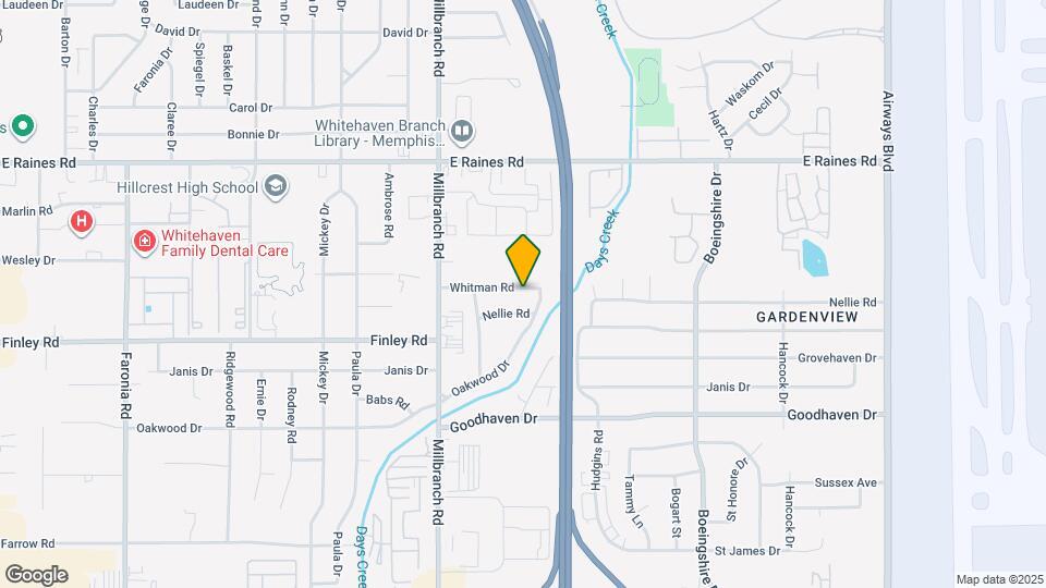 1791 Whitman Rd Map and Location Details