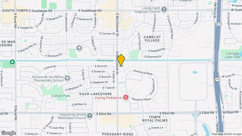 7086 S Heather Dr Map and Location Details