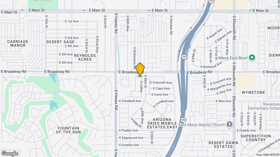 426 S Luther Map and Location Details