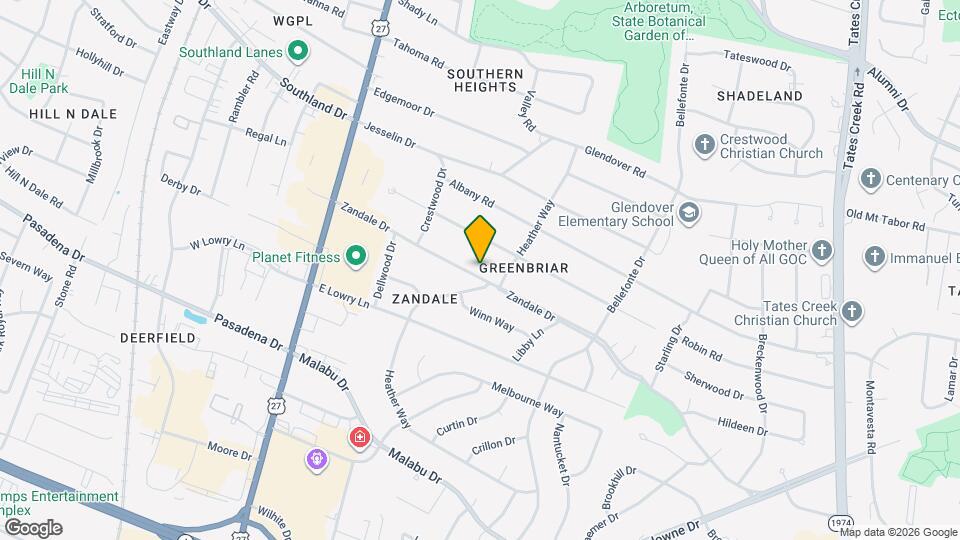 257 Zandale Dr Map and Location Details