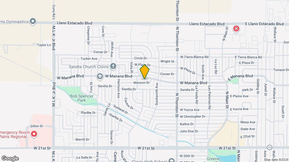 112 Manson Dr Map and Location Details