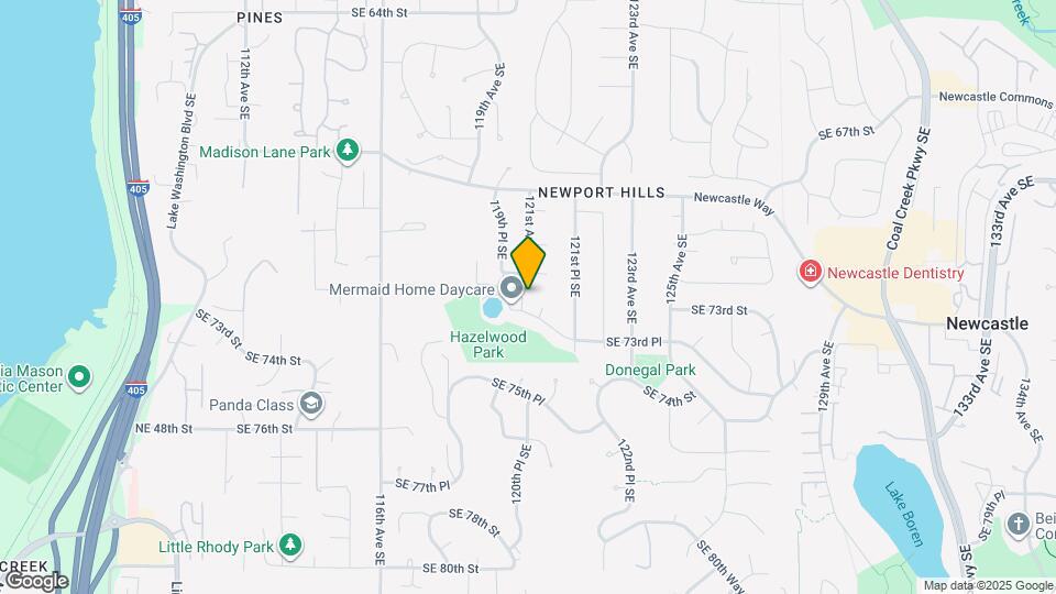 11922 SE 73rd Pl Map and Location Details