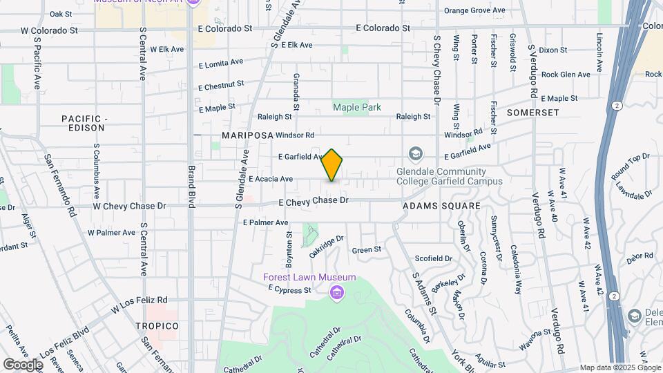 714 E Acacia Ave, Unit 202 Map and Location Details