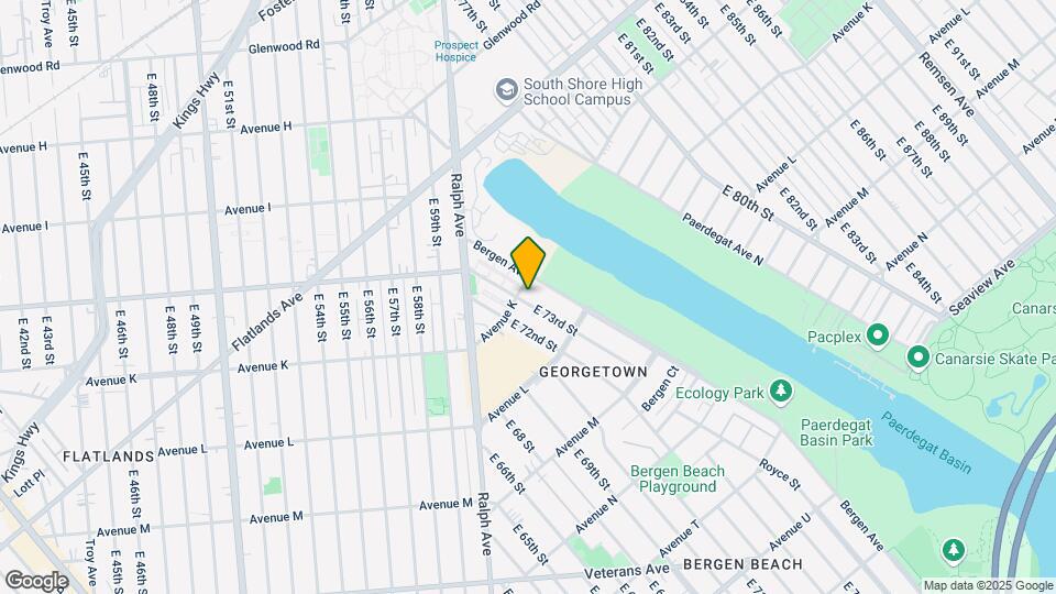 1107 E 73rd St Map and Location Details
