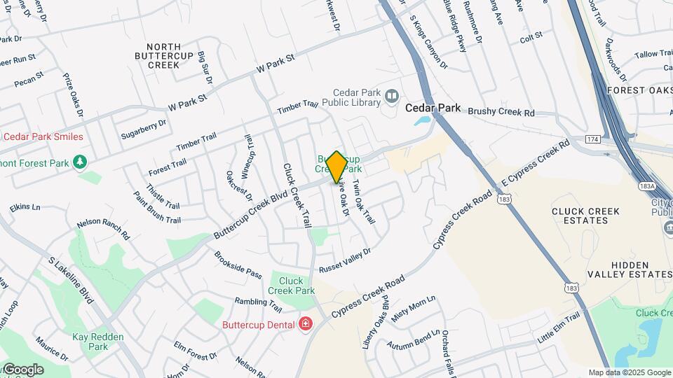 507 Live Oak Dr Map and Location Details