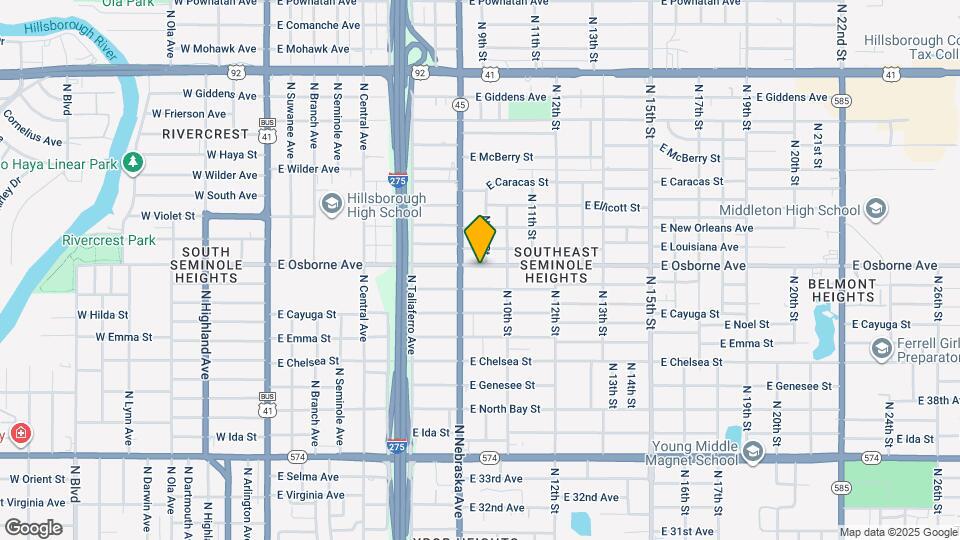905 E Osborne Ave Map and Location Details