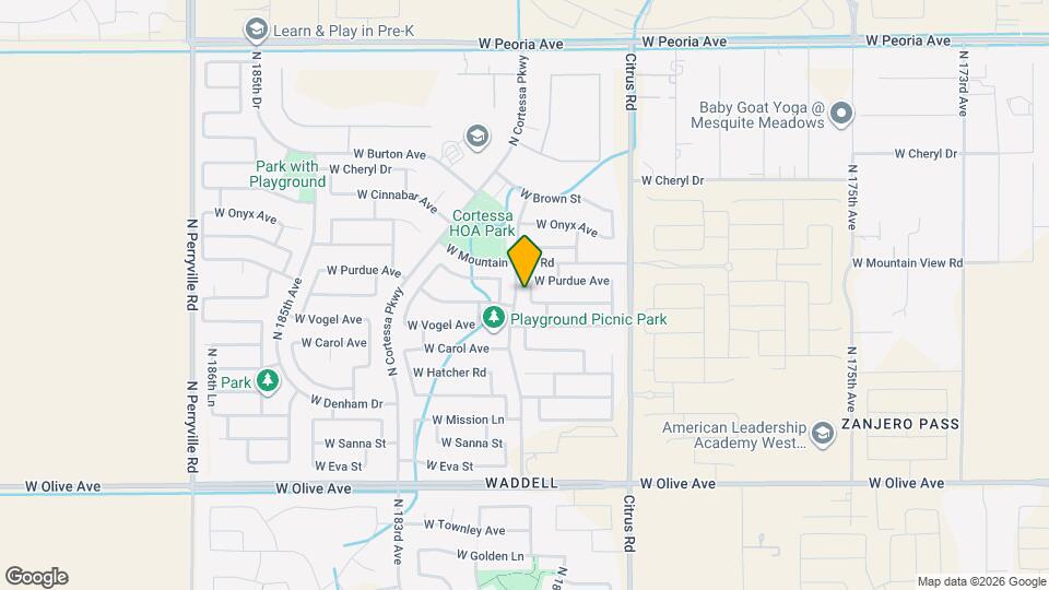 9716 N 180th Ln Map and Location Details