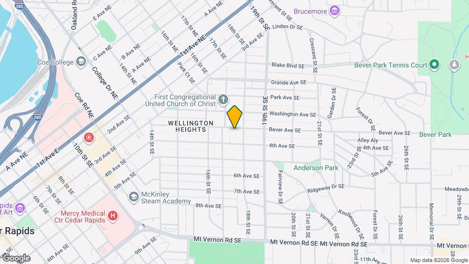 1723 Bever Ave SE Map and Location Details