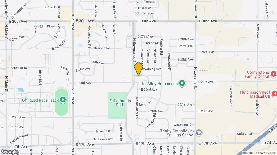 903 E 24th Ave Map and Location Details