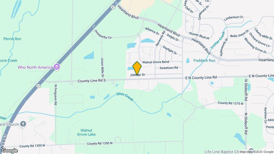 10643 Glenayr Dr Map and Location Details