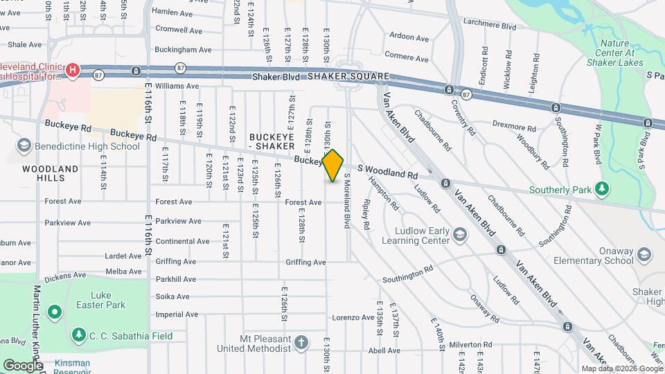 2943 E 130th St Map and Location Details