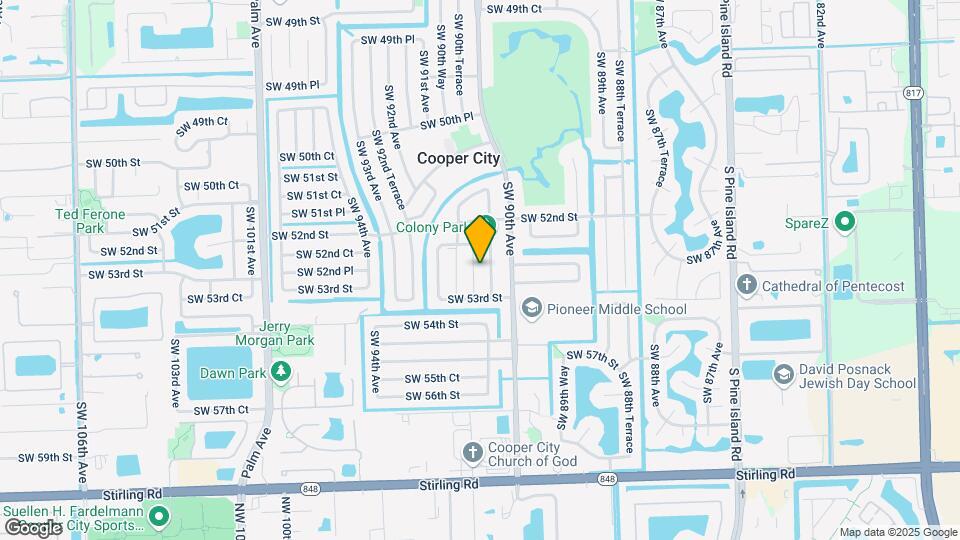 5250 SW 90th Way Map and Location Details