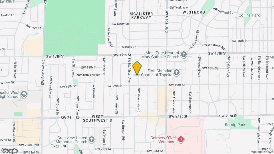 1821 SW Moundview Dr Mapa y Detalles de la Ubicación