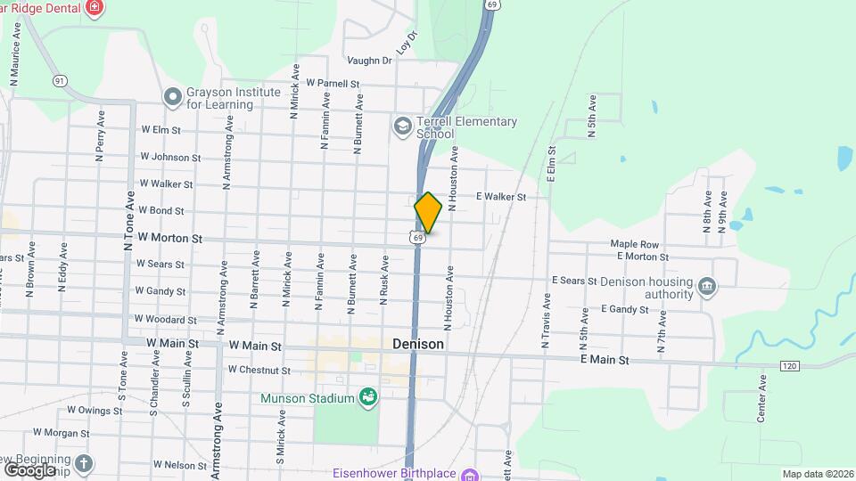 121 W Morton St Map and Location Details