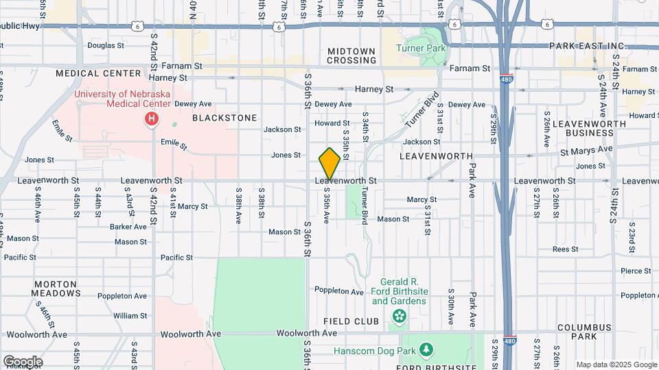 3521 Leavenworth St, Unit Upper Unit Map and Location Details