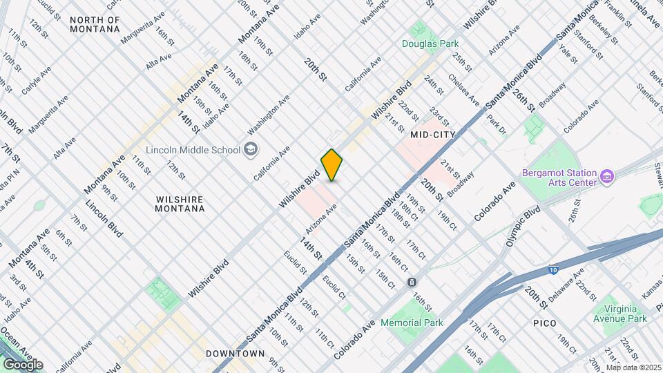 1234 17th St, Unit Front Map and Location Details