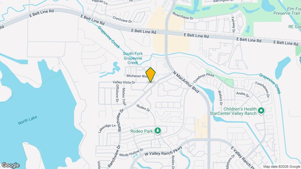 1060 Valley Vista Dr Map and Location Details