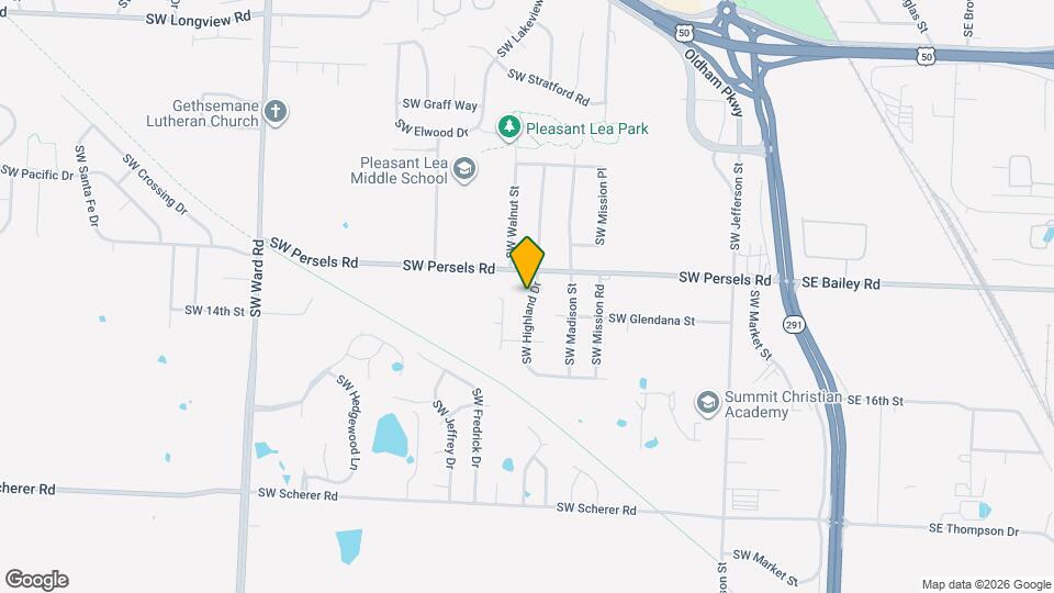 1412 SW Highland Dr Mapa y Detalles de la Ubicación