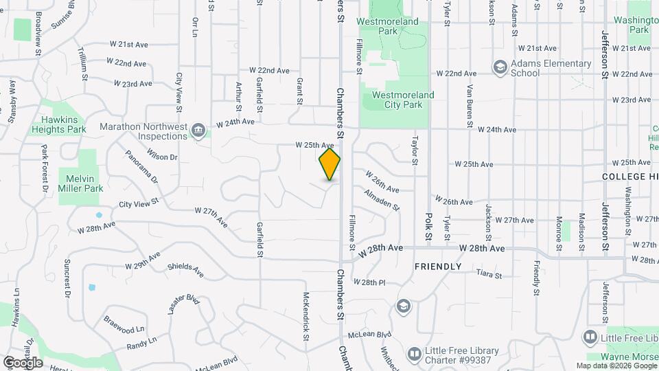 Prospect Park Apartments Map and Location Details