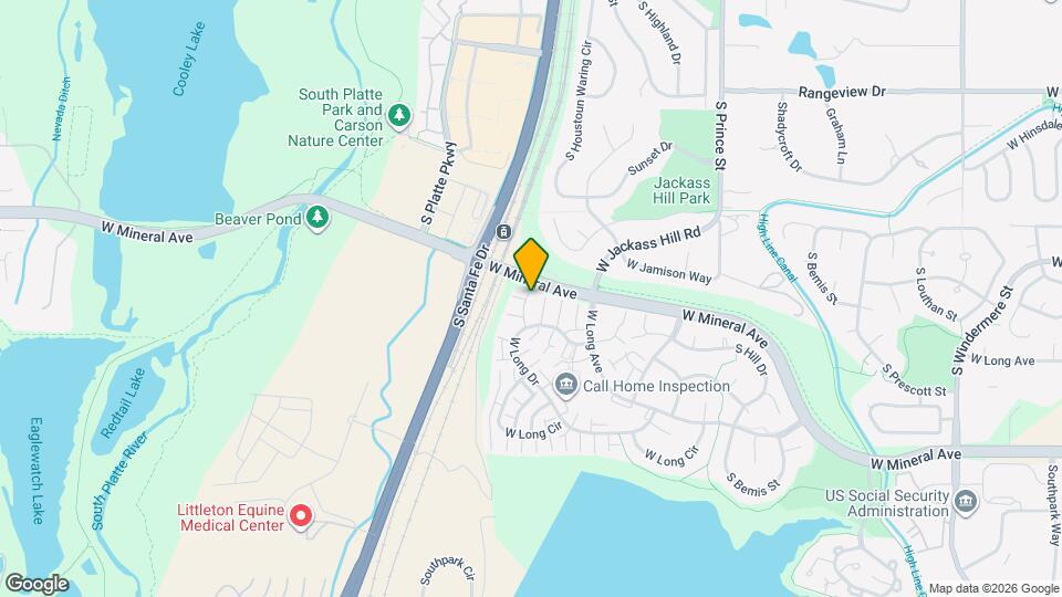 2980 W Long Dr, Unit D Mapa y Detalles de la Ubicación