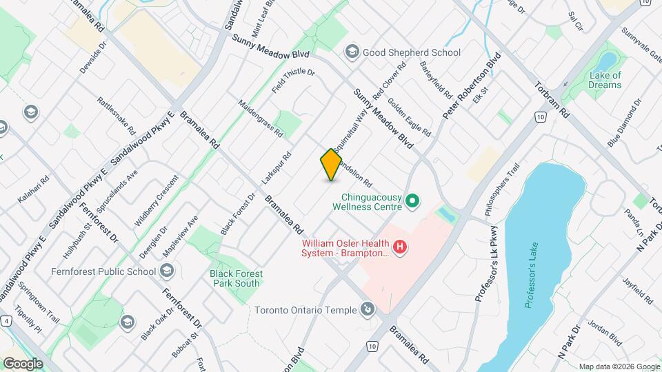 32 Cordgrass Crescent Map and Location Details