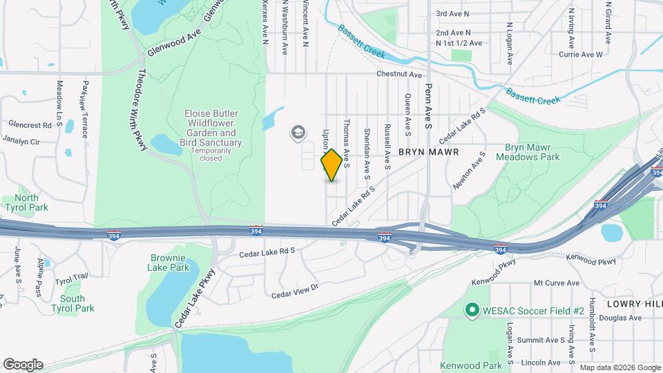 445 Upton Ave S Map and Location Details