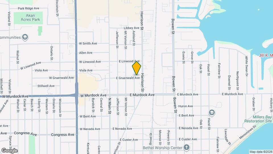 304 E Gruenwald Ave Map and Location Details