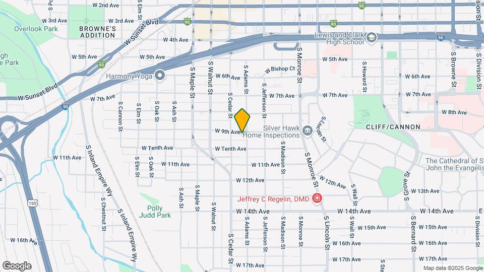 904 S Adams St Map and Location Details